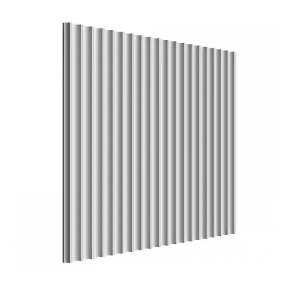 3D Панель гипсовая Дикарт Маркет Паллада 0.36м² белый 1 панель 600x600мм