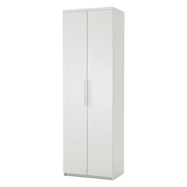 Шкаф распашной Шарм-дизайн Мелодия МП-21 90x220x45 см ЛДСП цвет белый