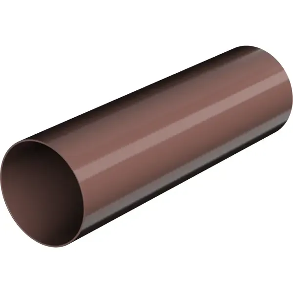 Труба водосточная Технониколь Оптима 80 мм 3 м цвет коричневый