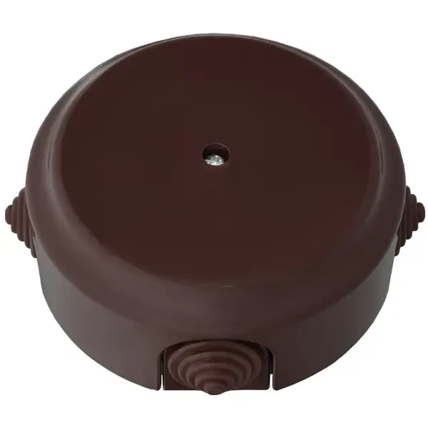 Распределительная коробка Bylectrica Ретро Ø94 цвет коричневый IP20