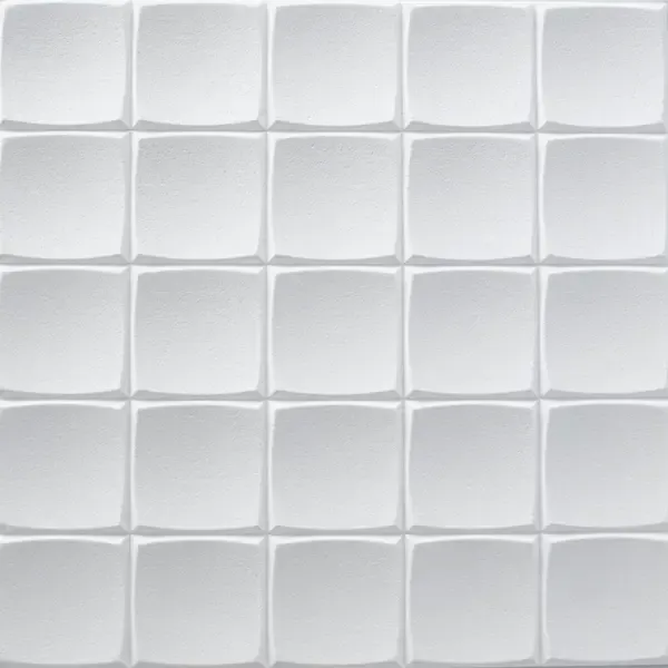 Декоративная плита для потолка Декорек D532 полистирол, 50x50 см, 8 шт, 2 м2 ДЕКОРЕК Бесшовная