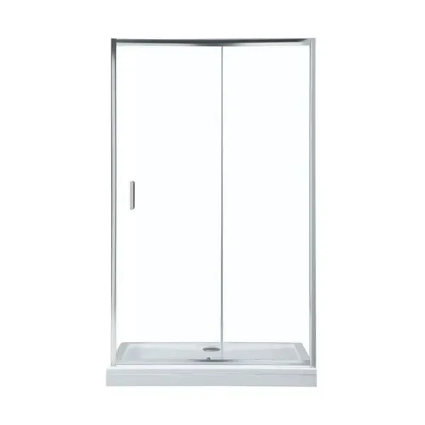 Душевая дверь Aquanet 00273605 110см эффект стекла прозрачный раздвижной