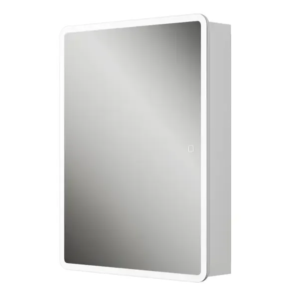Зеркальный шкаф Bau Stil BS5080W LED подсветка 50x80см
