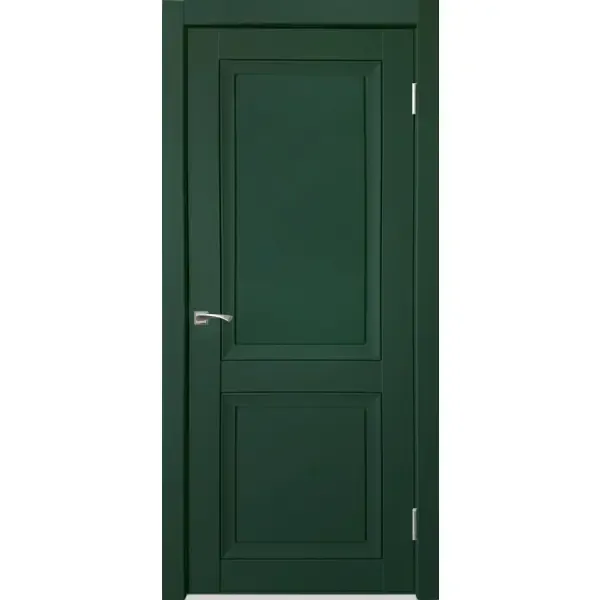 Дверь межкомнатная Uberture Деканто 1 80х200см цвет зеленый UBERTURE