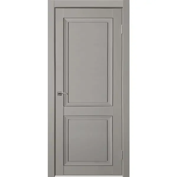 Дверь межкомнатная Uberture Деканто 1 80х200см цвет серый