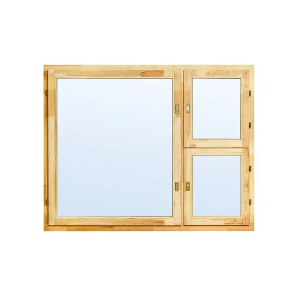 Окно деревянное Timber&Style ОД ОСП (45) 1160х1470мм с однокамерным стеклопакетом с форточкой