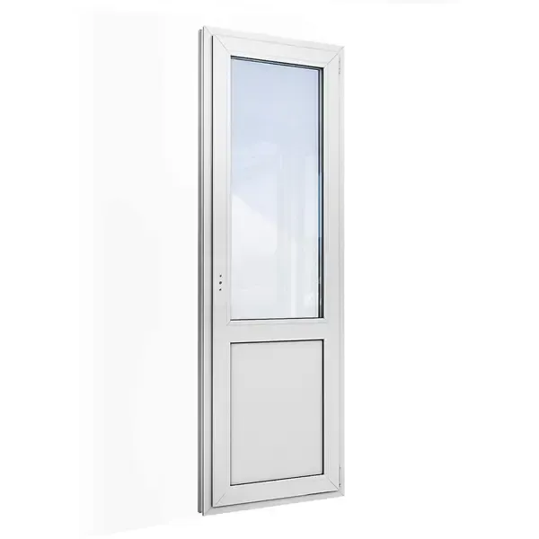 Балконная дверь ПВХ VEKA 2000х900мм правая (ВхШ) двухкамерный стеклопакет белый (с двух сторон) None
