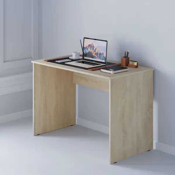 Компьютерный стол Мебель-м Simple 110x75x60 см ЛДСП цвет дуб сонома