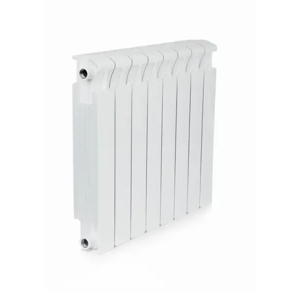 Радиатор Rifar Monolit 300/90 биметалл 8 секций боковое подключение цвет белый