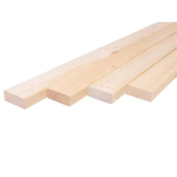 Рейка деревянная профилированная Timber&Style 20х50х2000мм сорт АВ хвоя комплект из 4шт