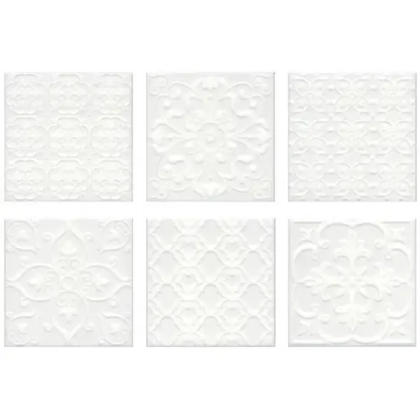 Настенная плитка Kerama marazzi Суррей 5226 20x20см 0.88 м² цвет белый, цена за упаковку