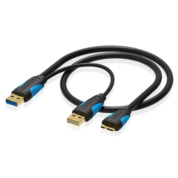 Кабель USB A - microUSB 1м Vention VAS-A62-B100, черный