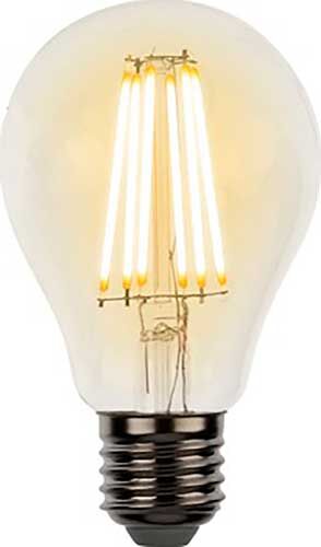 Лампа филаментная Rexant Груша A60, 13.5Вт, 1600Лм, 2700K, E27, прозрачная колба Груша A60 13.5Вт 1600Лм 2700K E27 прозр