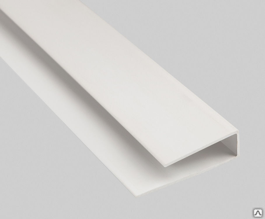 Планка старт-финиш для панелей ПВХ белый 3 м 10 мм ТМ STELLA (1/100шт)