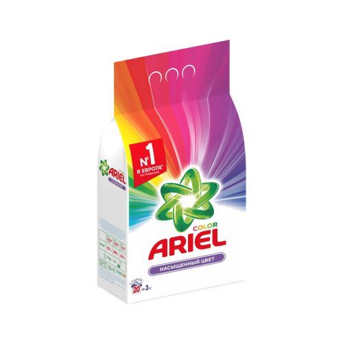 Порошок стиральный ARIEL автомат 3кг Color (6)