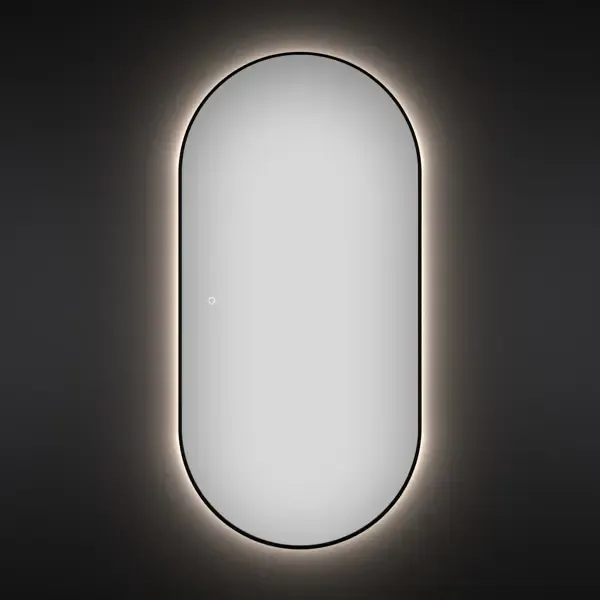 Зеркало в ванную Wellsee 7 Rays' Spectrum 172201540 с подсветкой настенное овальное 55x100 см
