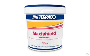 Краска акриловая Maxishield 15л (24,30кг) (24) матовая, для фасадных и внутренних работ 