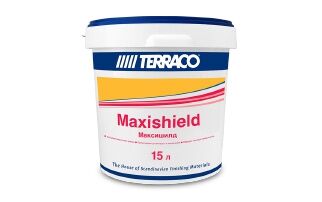 Краска акриловая Maxishield 15л (24,30кг) (24) матовая, для фасадных и внутренних работ