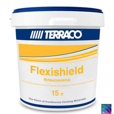 Краска акриловая Flexishield 15л (20,27кг) (24) Суперэластичная полуматовая для кирпичной кладки