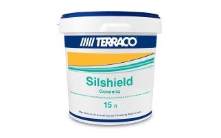 Краска силиконовая Silshield Clear 15л(21,48 кг)(24)для отделки поверхностей с пористой структурой, матовая