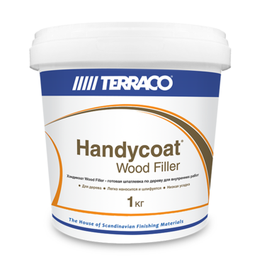 Шпатлевка Handycoat Wood Filler 1кг (288/48/6) для заполнения трещин и ремонта деревянных поверхностей