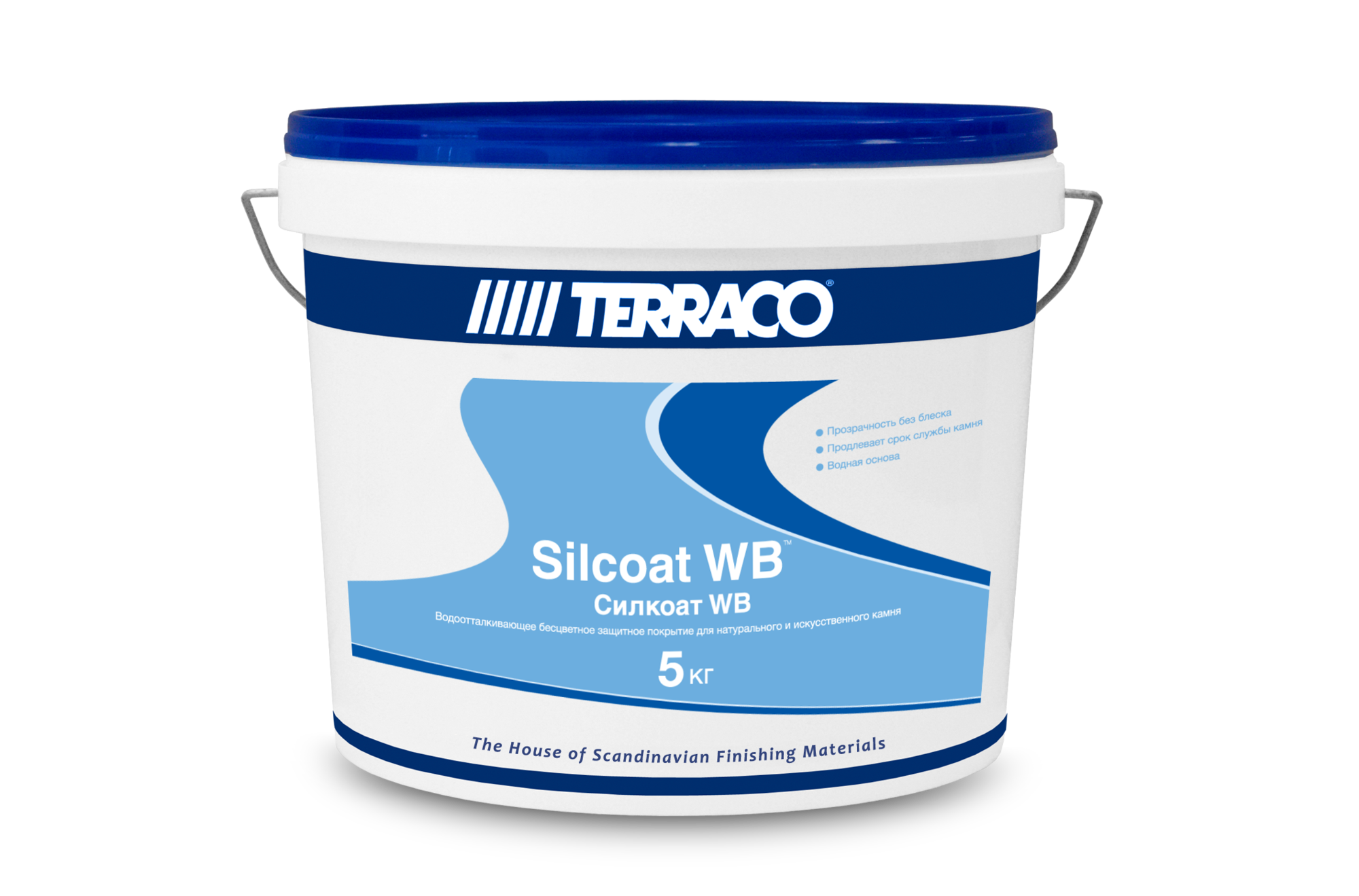 Покрытие водоотталкивающее Silcoat WB 5 кг. (90) невидимое, для защиты фасадов из натурального и искусственного камня