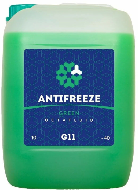 Антифриз Octafluid G11 Green, 10 кг