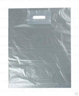 Пакет под макароны с вырубной ручкой (33х45)-50 прозрачный 50/500 