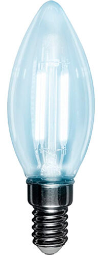 Лампа светодиодная филаментная Rexant CN35, 9.5 Вт, 950 Лм, 4000 K, E14, прозрачная колба CN35 9.5 Вт 950 Лм 4000 K E14