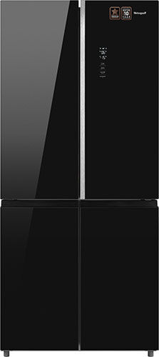 Многокамерный холодильник Weissgauff WCD 590 NoFrost Inverter Premium Black Glass