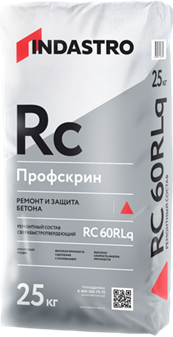 Ремонтный состав Indastro Профскрин RC60 RLq 25 кг (42шт/пал)