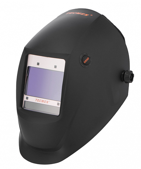 Сварочная маска с автоматическим светофильтром и подачей воздуха Tecmen ADF 815S TM16 черная с PAPR (внешняя кнопка зачи