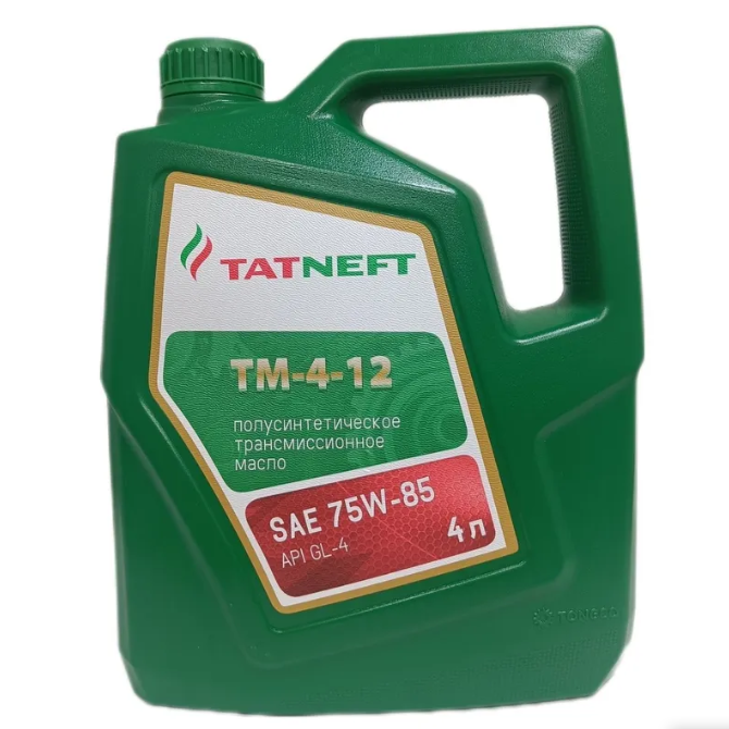 Масло Татнефть трансмиссионное ТМ 4-12 75W-85 GL-4 (полусинтетика) 4 л