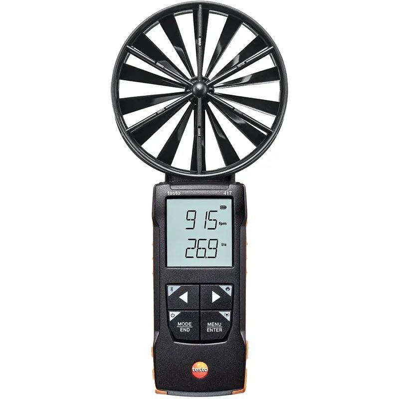 Термоанемометры Testo Testo 417 Анемометр цифровой с подключением к приложению (Без поверки)
