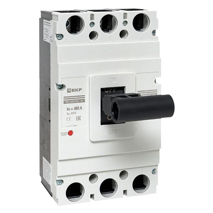 Выключатель автоматический 3п 400/400 А 42кА ВА-99М PROxima EKF mccb99-400-400m