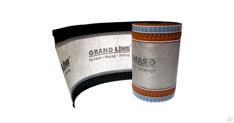 Аэроэлемент конька Grand Line 240 мм (2,5 м) (черный, коричневый)
