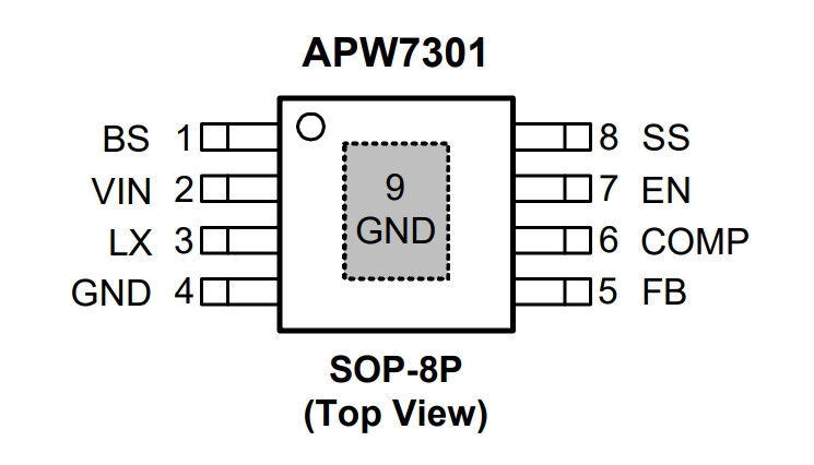 Микросхема APW7301 ANPEC