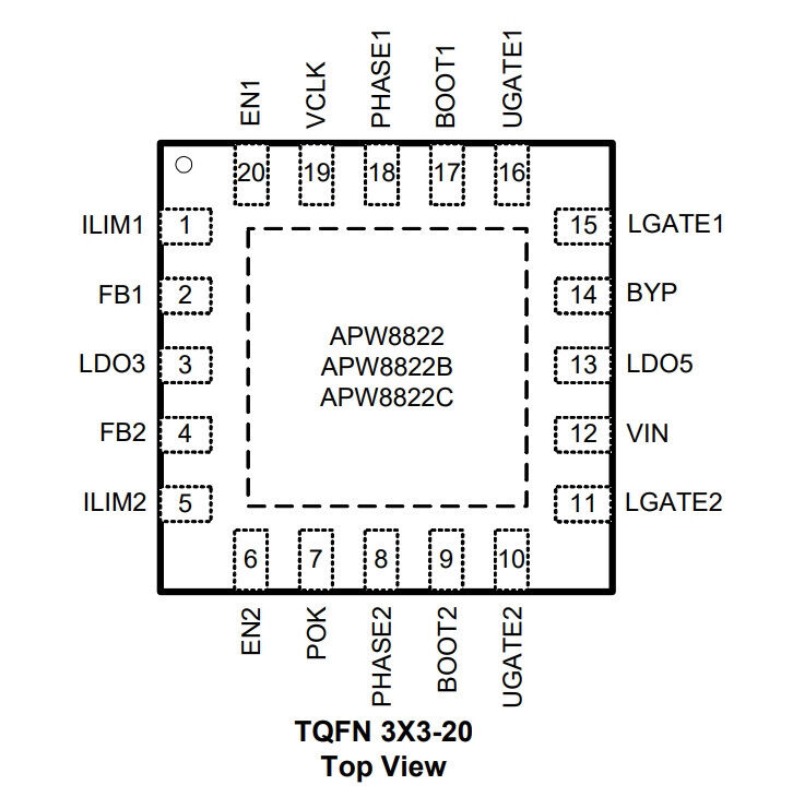 Микросхема APW8822CQBI ANPEC