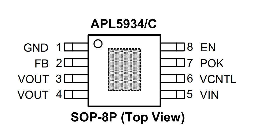Микросхема APL5934KAI ANPEC