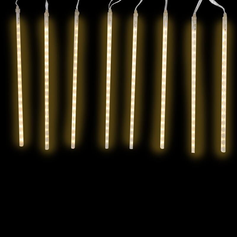 Гирлянда светодиодная Тающие сосульки дождь теплый белый свет 288 светодиодов (3.5 м) Neon-Night