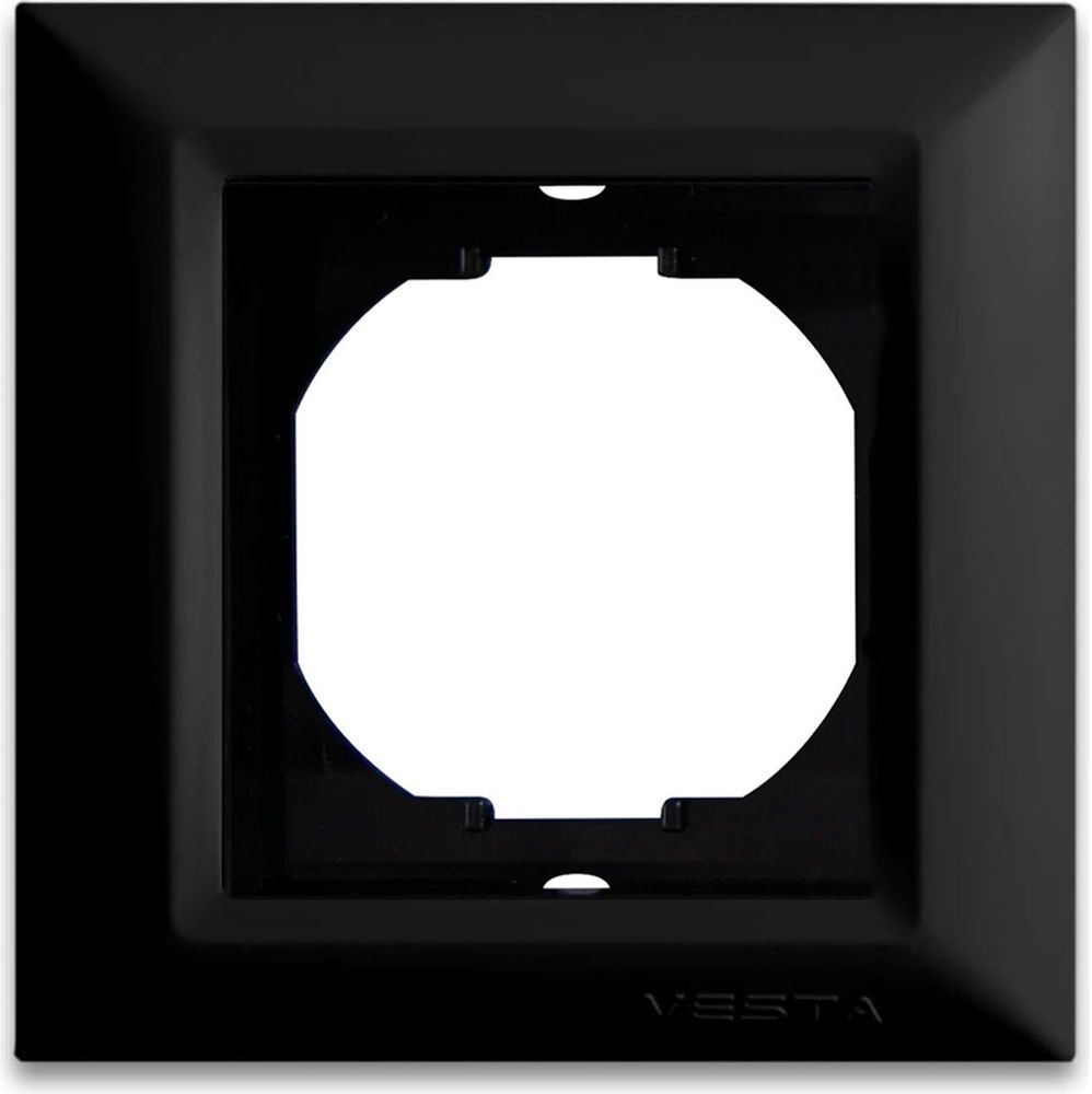 Рамка 1-я Vesta-Electric Roma Black