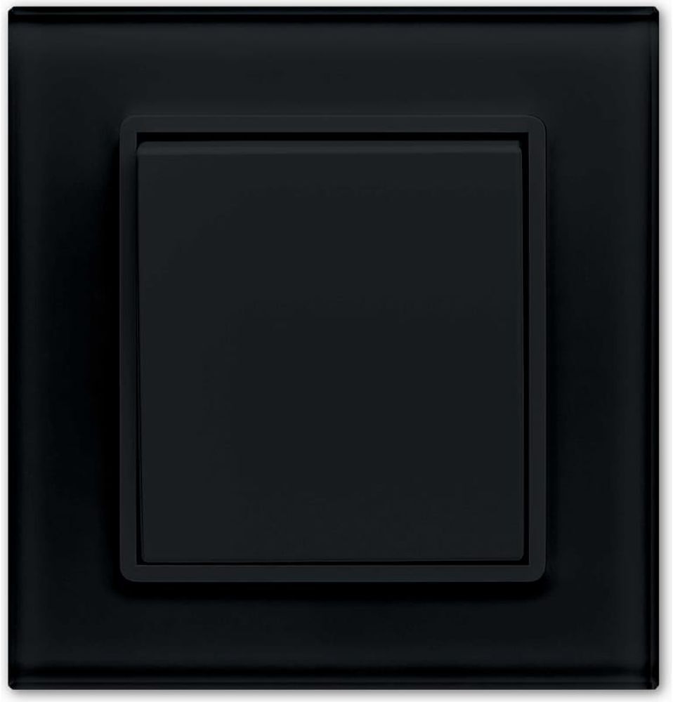 Выключатель Vesta-Electric Exclusive Black одноклавишный