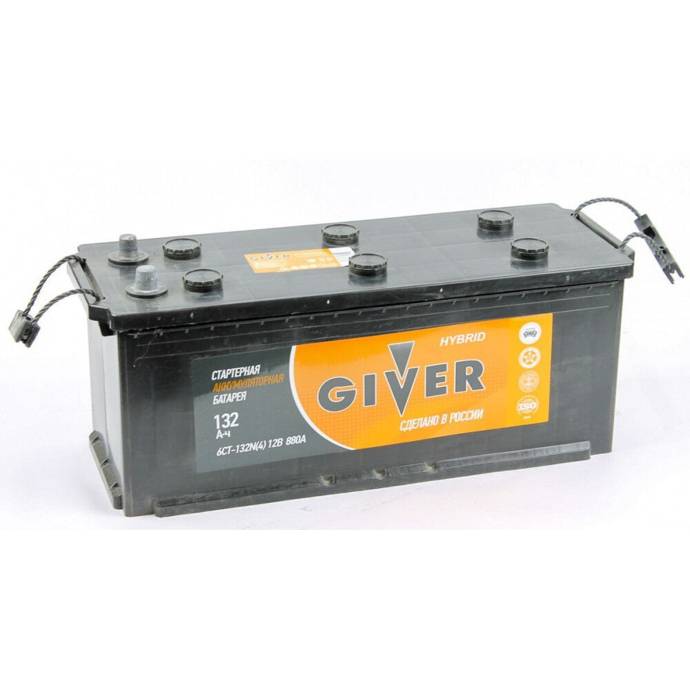 Аккумуляторная батарея GIVER HYBRID 6CT -132 Ач