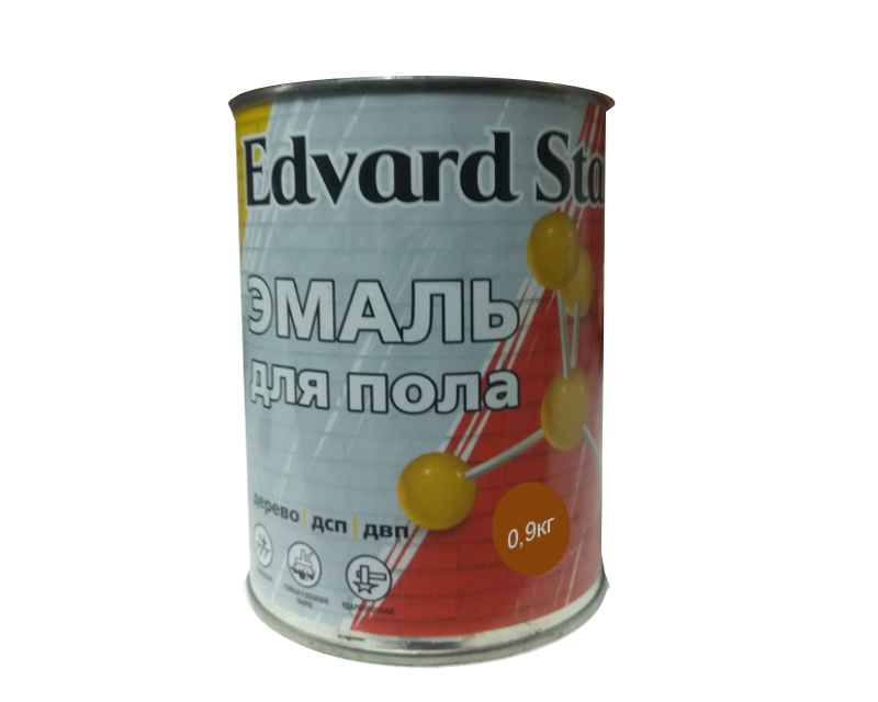 Эмаль ПФ-266 Edvard Star для пола Желто-коричневая 0,9 кг