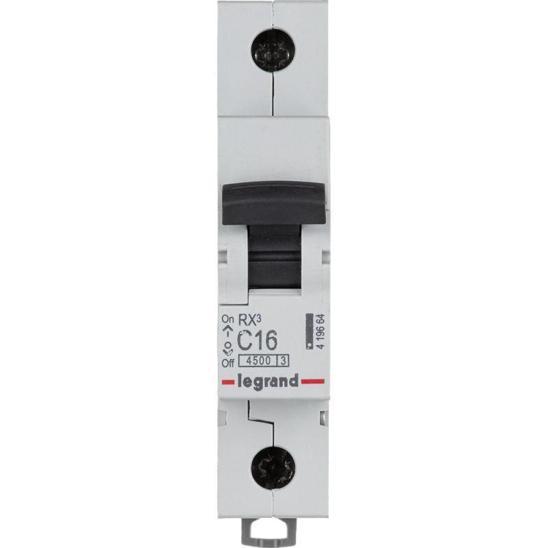 Legrand Выключатель автоматический модульный 1п C 16А 4.5кА RX3 Leg 419664