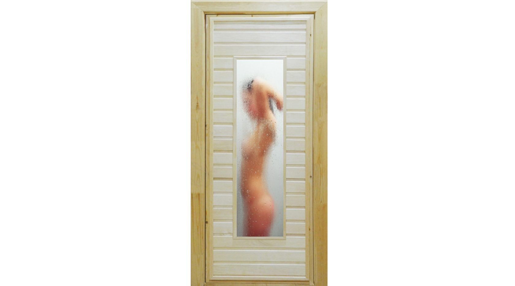 Дверь для бани "Девушка"