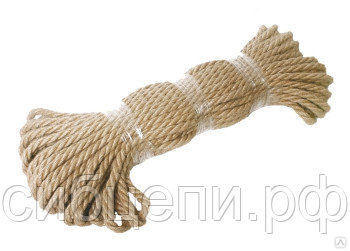 Веревка джутовая Magnus-Profi, 12 мм, 30 м