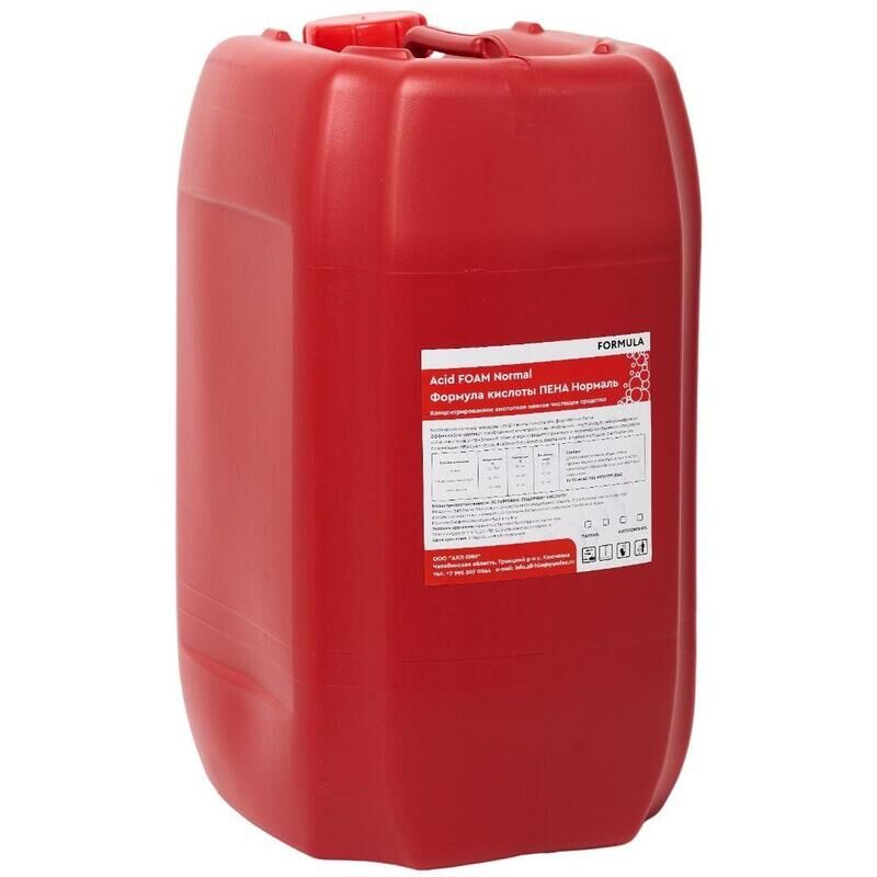 Моющее средство для тары и оборудования Formula Acid Foam Normal 21.5 л (концентрат)