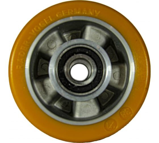 Колесо опорное для тележек Jungheinrich (140 мм; 660 кг; алюминий/полиуретан) Rader Vogel 20031322