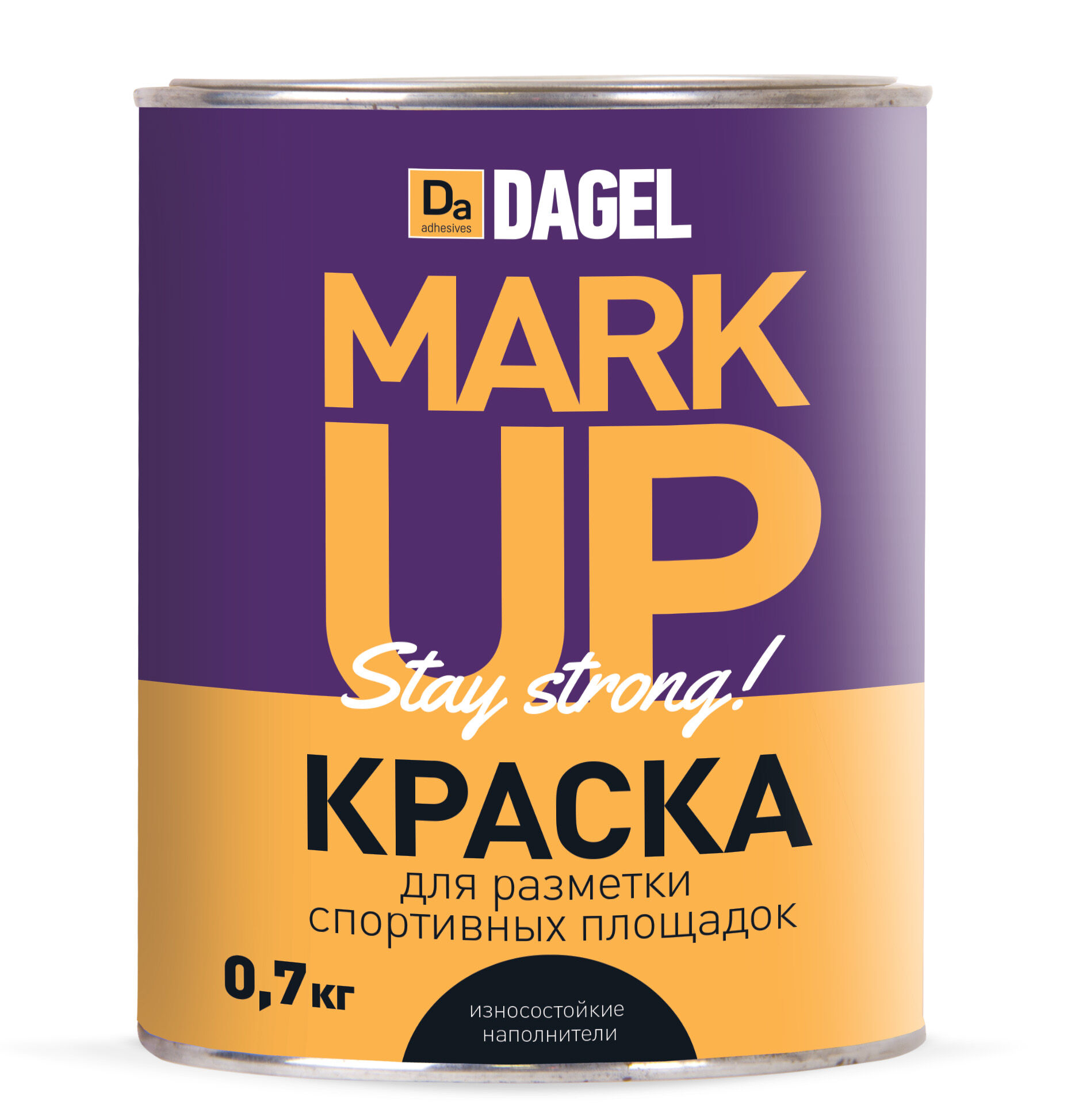 Краска для спортивной разметки Dagel Markup Синяя 0,9 кг. купить оптом за 2  618 руб./шт. в Москве от компании ЦЕНТР КОМПЛЕКТАЦИИ 